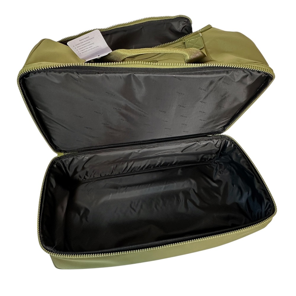 CALPAK Stevyn Duffel Bag Pistachio Green Polyester Weekend Travel Gym Bag NWT - Picture 12 of 14